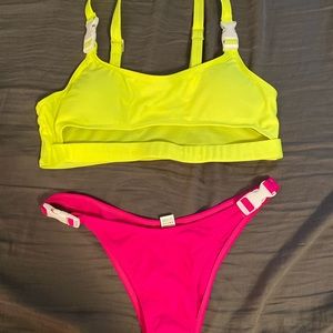 Neon bathingsuit
